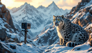 À la recherche du léopard de l'Himalaya : montagnes, mystères et caméras-pièges