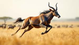 Tsessebe : L'éclair des savanes africaines et son habitat