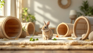 Lapins en intérieur : Comprendre la prise de poids et optimiser leur espace de jeu