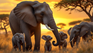 Les Éléphants : Liens Familiaux Inébranlables et Gardiens de l'Amitié