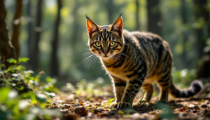 Dévoiler le Chat Forestier : Des Indices Qui Le Distinguent Du Chat Domestique