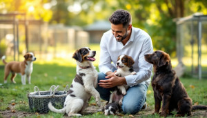 La magie de la collaboration entre chien et éleveur pour un élevage réussi