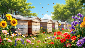 Encourager la diversité florale près des ruches