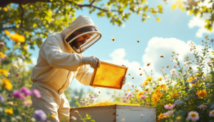 Intervenir sur la ruche : extraire du miel sans stresser les abeilles