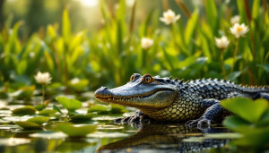 À la découverte des marécages du caïman et des secrets de l'alligator