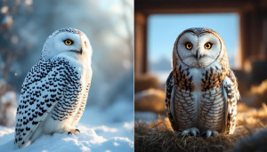 Chouette harfang vs chouette effraie : où et comment les observer ?