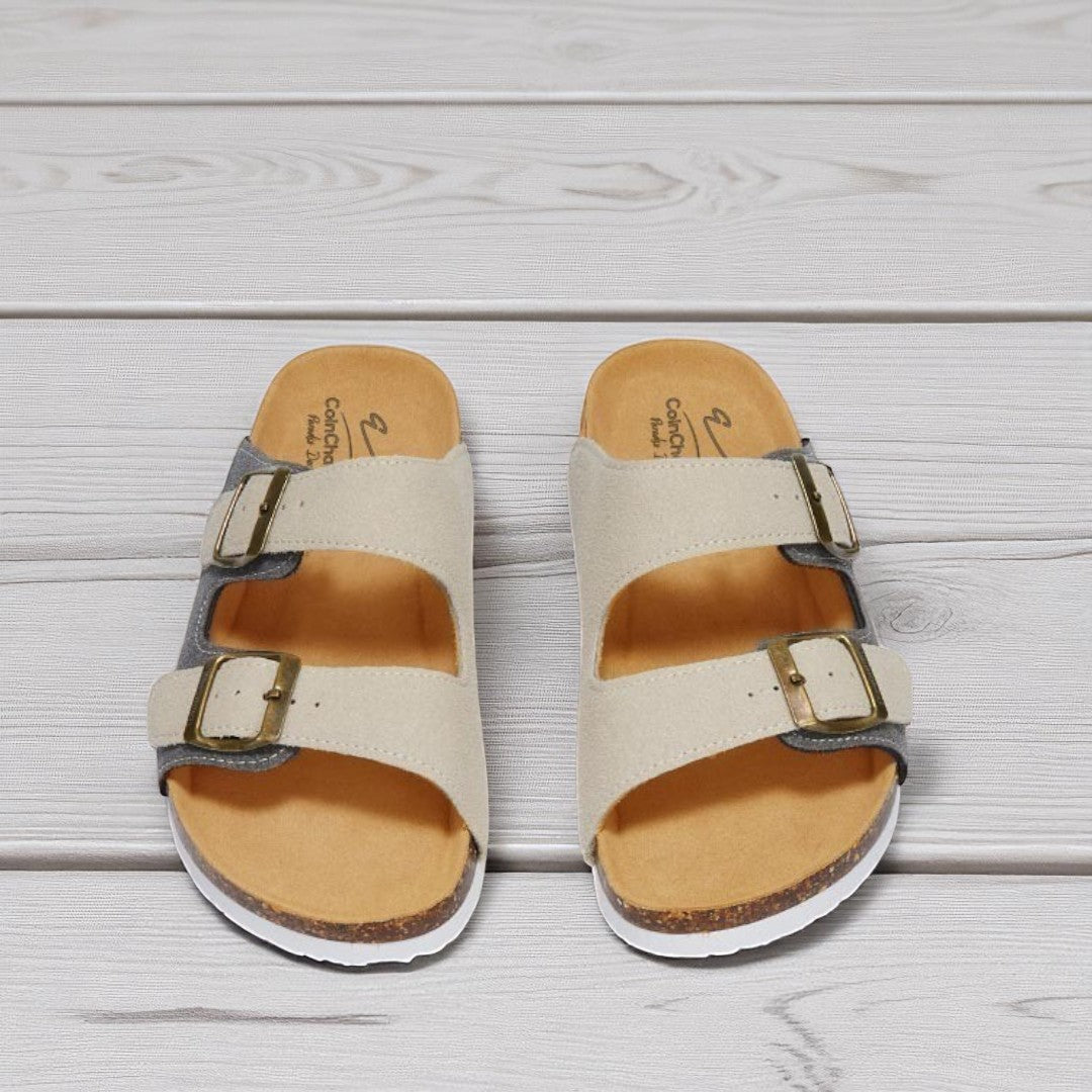 Sandales Arizona Premium - Daim Authentique Homme | Confort Ergonomique & Style Intemporel | Made in Morocco