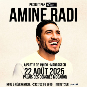 AMINE RADI en concert exceptionnel à Marrakech - Guichet.com