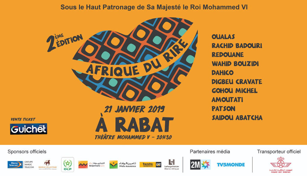 Festival Afrique du rire - GALA de Rabat - Guichet.com