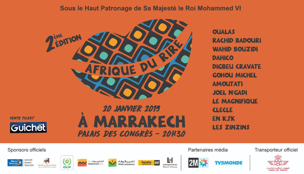 Festival Afrique du rire - GALA de Marrakech - Guichet.com