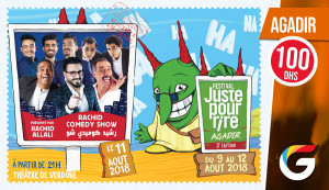 FESTIVAL JUSTE POUR RIRE AGADIR : Rachid Comedy Show - Guichet.com