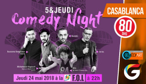 5&JEUDI COMEDY NIGHT - Guichet.com