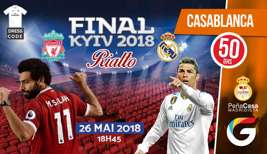Vivez la finale de la Ligue des champions en clair au cinma RIALTO Real Madrid contre Liverpool le 26 Mai - Guichet.com