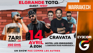 Un Show pas comme les autres ! Avec la prsence de CRAVATA et ELGRANDE TOTO & 7ARI - Guichet.com