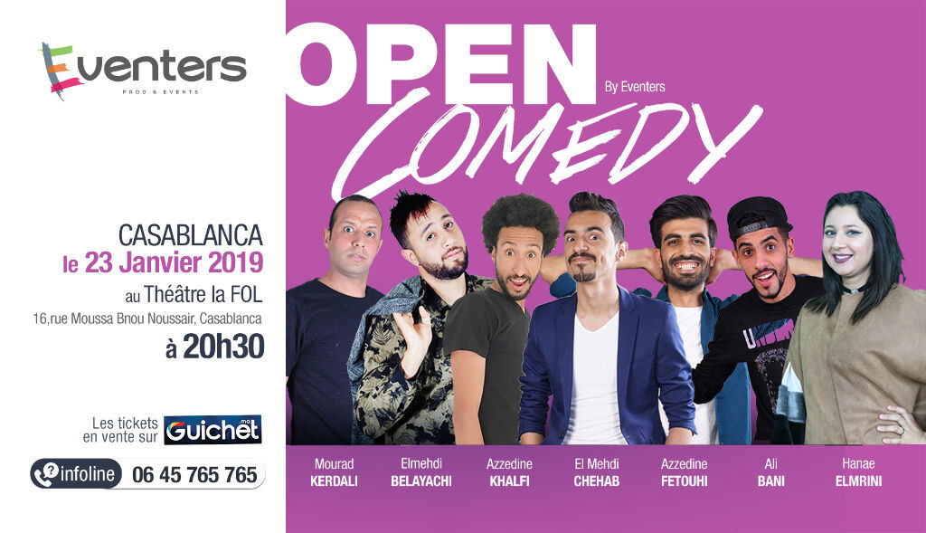 Open Comedy - Saison 1 - Guichet.com
