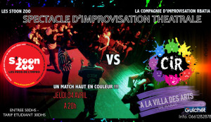 Match d'Improvisation Thtrale : La CIR vs S'toon Zoo - Guichet.com