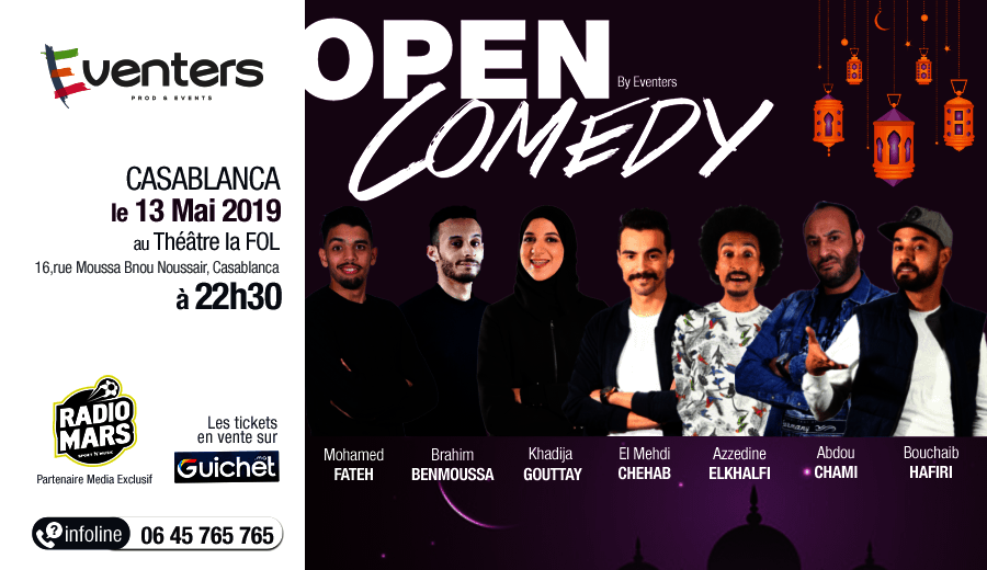 Open Comedy 5 - Spcial Ramadan - Guichet.com