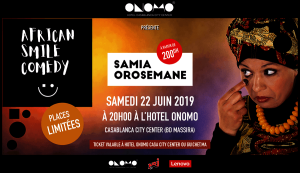 Samia OROSEMANE en spectacle plein air - Guichet.com