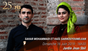 Festival de Fs des musiques sacres du Monde - Sahar Mohammadi & Haig Sarikouyoumdjian - Guichet.com