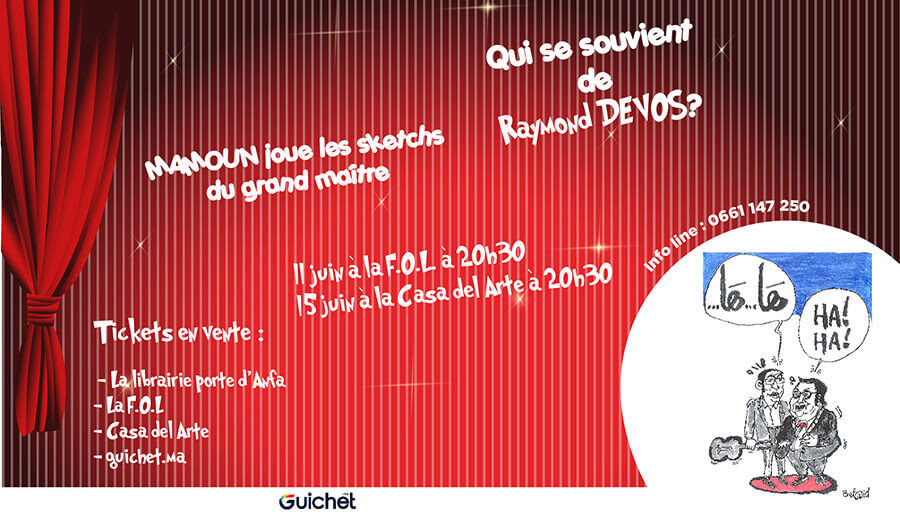 Mamoun joue les Sketchs du Grand Matre - Guichet.com