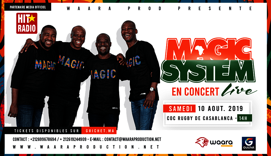 Magic System en Concert  Casablanca - Guichet.com
