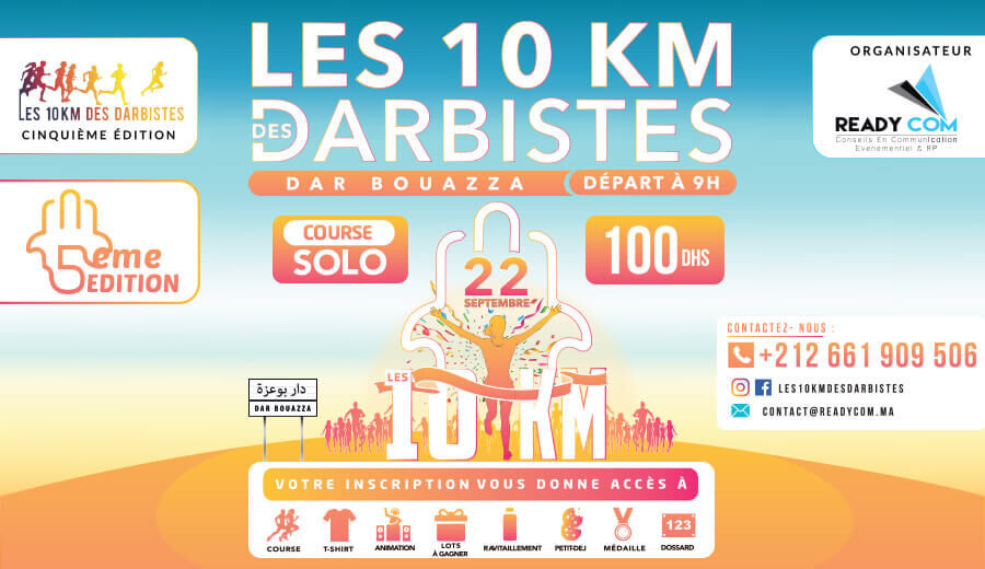 Les 10Km Des Darbistes 5me dition - Guichet.com