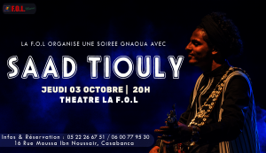 Malem Saad Tiouly En Concert  la F.O.L - Guichet.com