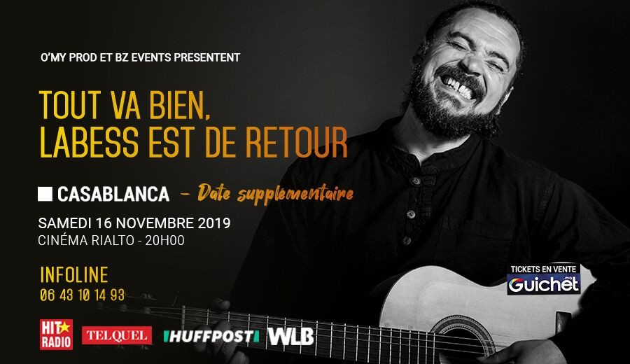 Labess en Concert  Casablanca / 16Nov - Guichet.com