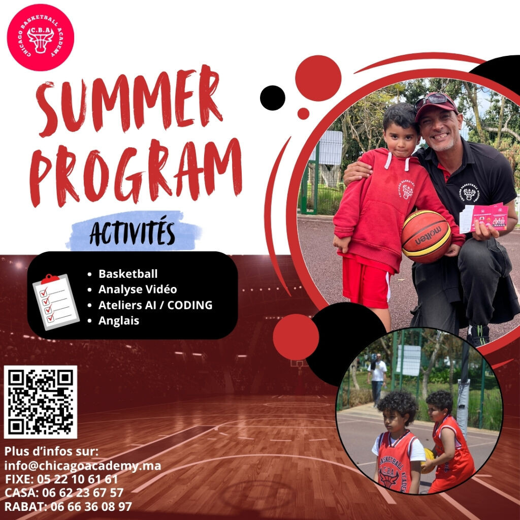 STAGE DE BASKETBALL MULTIACTIVITES EN  PLEIN CENTRE DE RABAT - Guichet.com