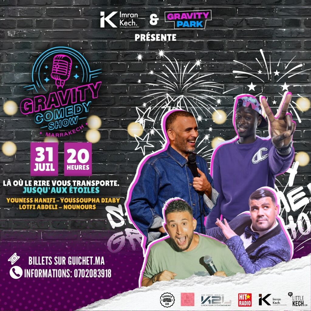 GRAVITY COMEDY SHOW – ÉDITION DE JUILLET - Guichet.com