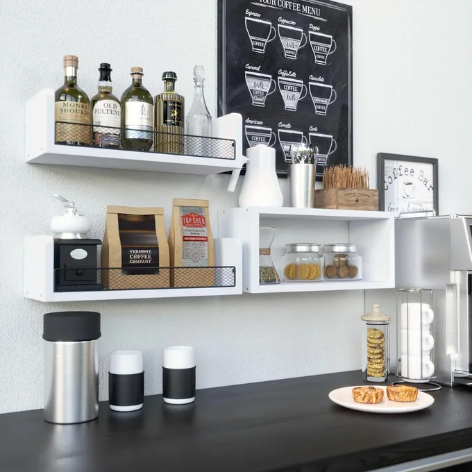 رفوف عائمة عملية وجميلة - تنظيم حمامك وديكورك بسهولة DANAWALL