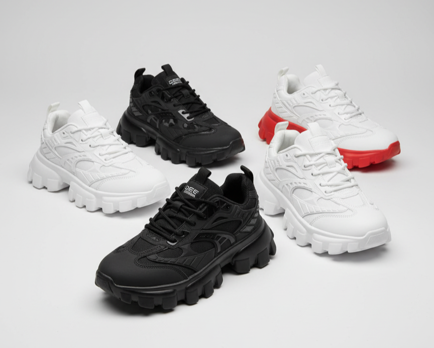 أحذية رياضية رجالية - أحذية رياضية سوداء أنيقة، أحذية كاجوال عصرية عالية الجودة، تسمح بمرور الهواء.  modeirra  أحذية رياضية رجالية - أحذية رياضية سوداء أنيقة، أحذية كاجوال عصرية عالية الجودة، تسمح بمرور الهواء.