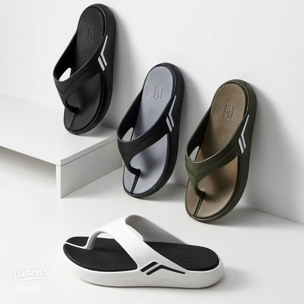 modeirra  صندل Luofu الأصلي المريح, مقاوم للتآكل, ونعل سميك يمتص الصدمات