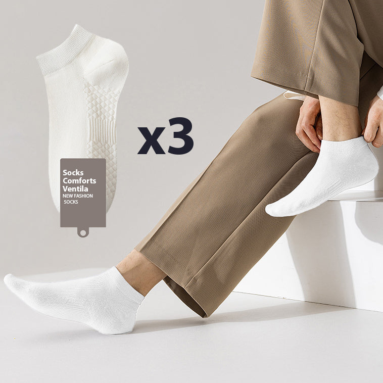 3 قطع من الجوارب الرياضية بدون درزات - مثالية للخريف والشتاء