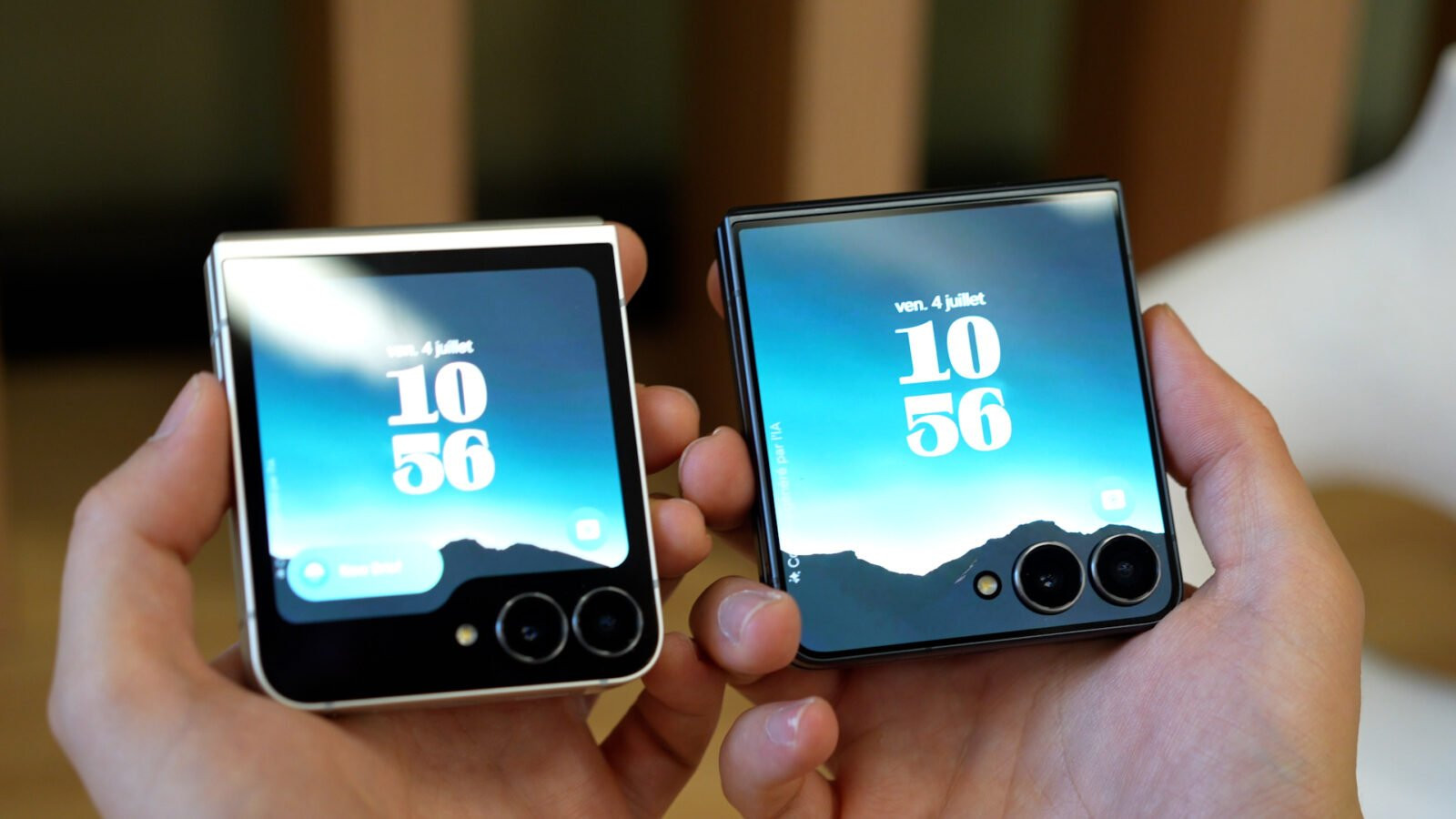 On a pris en main les Galaxy Z Flip 7 et Z Flip 7 FE : écran total