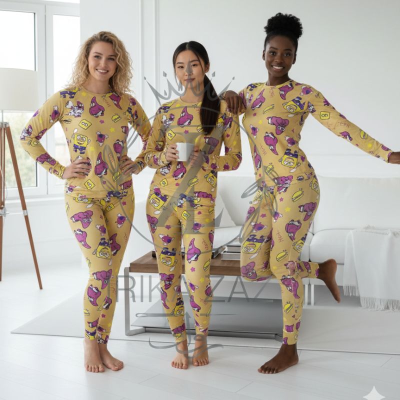 بيجامة مثيرة وعصرية باللون بيج ستايل زاز