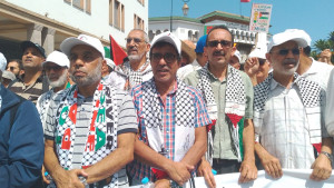 العسري: نتظاهر بالرباط استجابة للضمير الإنساني ارفعوا الحصر عن غزة