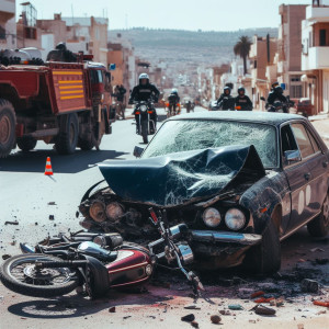 24 قتيلا و2944 جريحا حصيلة حوادث السير بالمناطق الحضرية