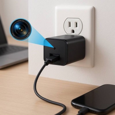 كاميرا مراقبة على شكل شاحن الهاتف