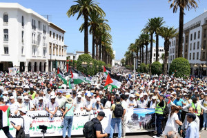 عشرات الآلاف يحتجّون بالرباط ضد تجويع غزة وسياسة التهجير والإبادة الجماعية