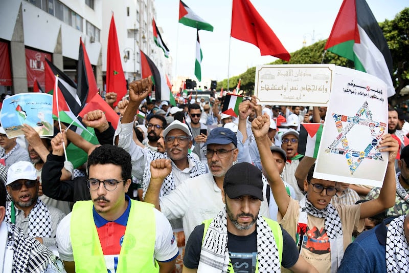 وقفات مسجدية مغربية تناصر غزة