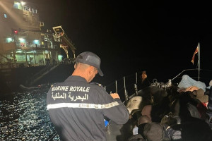 البحرية تنقذ مهاجرين قبالة طانطان