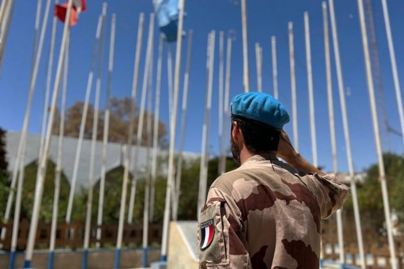 بعثة "المينورسو" تحتفي بعيد فرنسا