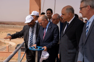 تشغيل شبكة ري سد قدوسة بالرشيدية