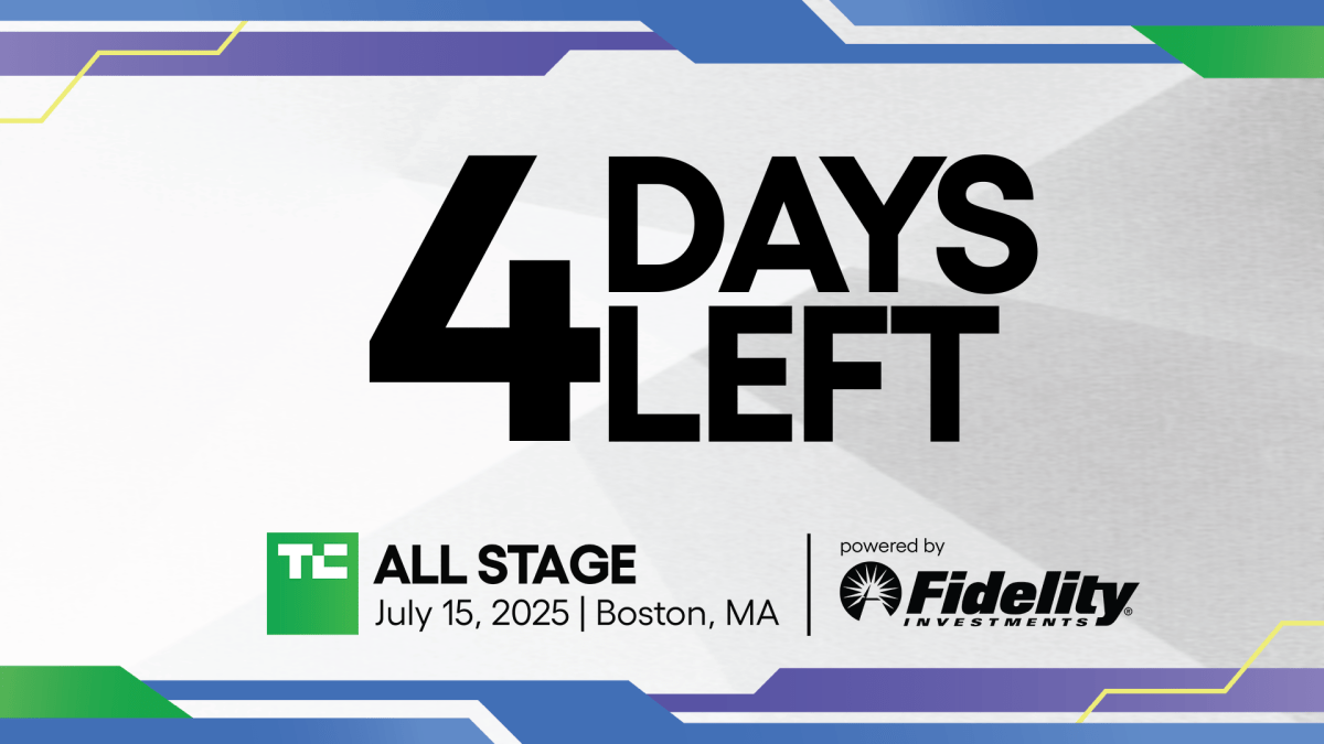 Just 4 days until TechCrunch All Stage kicks off in Boston — and the lowest ticket prices vanish