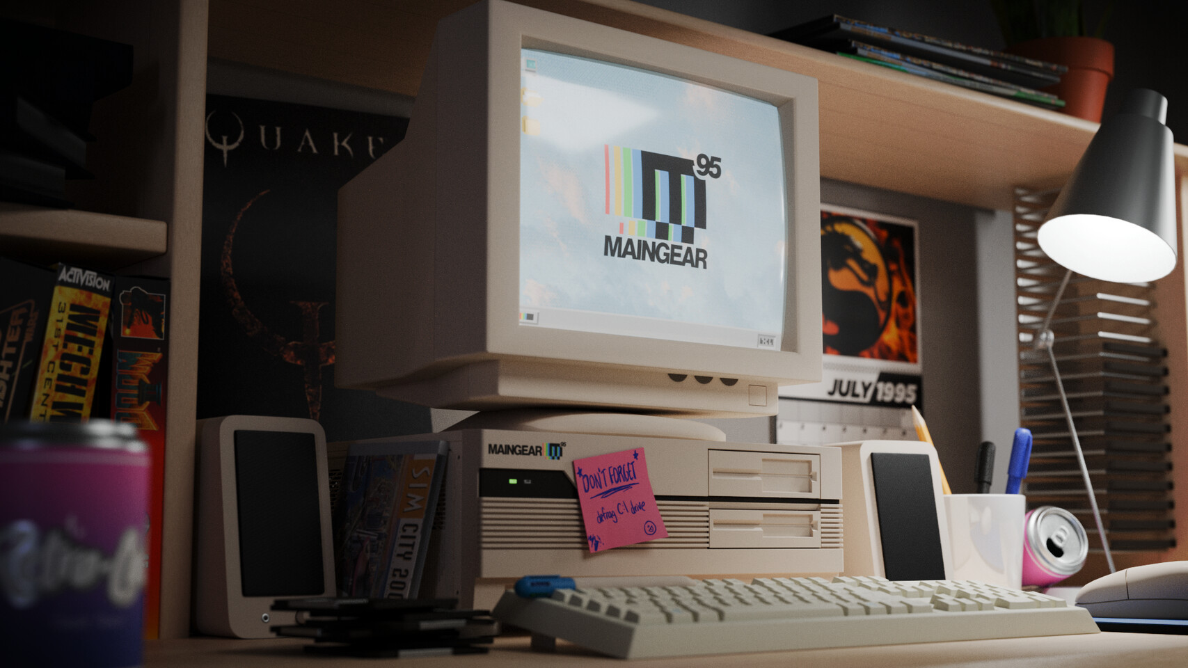 Retro95 : le PC gamer old school mais ultra musclé !