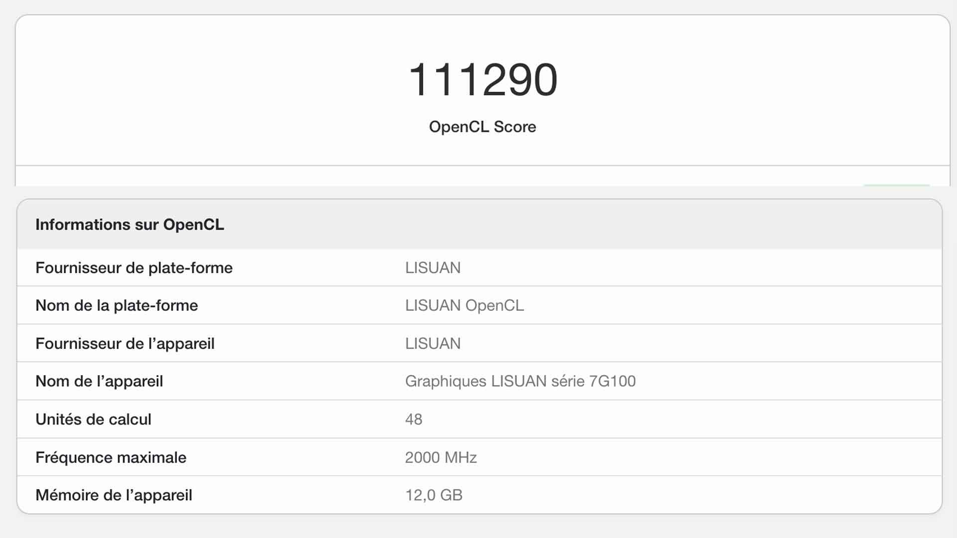 Lisuan G100 : le GPU chinois qui surpasse la RTX 4060 de Nvidia
