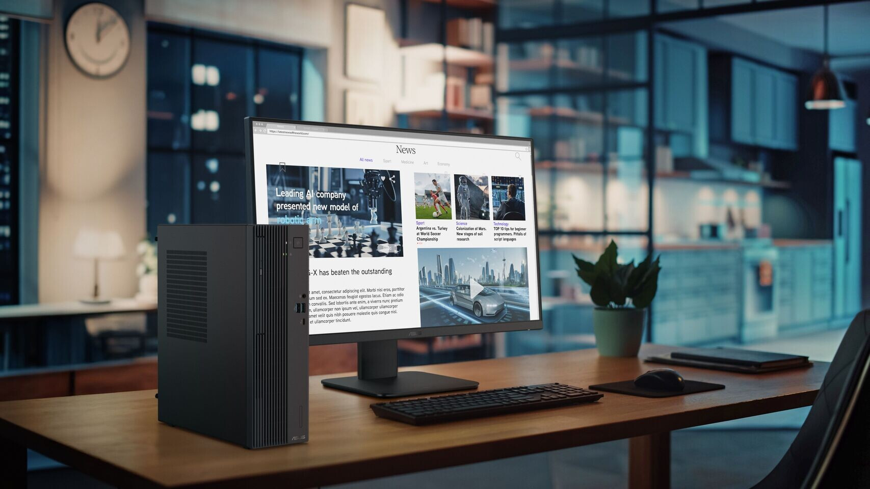 PC de bureau compact, Asus dévoile l’ExpertCenter P500 SFF