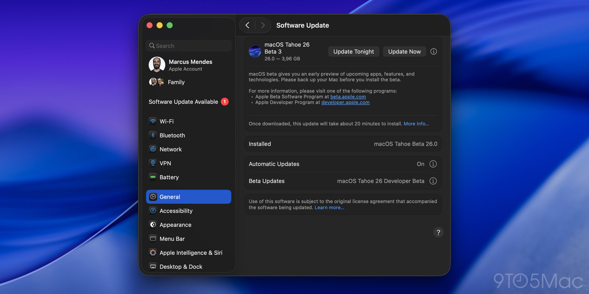 Following hiccup, macOS Tahoe 26 developer beta 3 is now available for Apple Silicon Macs