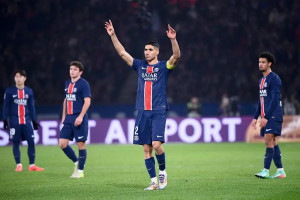 حكيمي يقود باريس سان جيرمان بقيادة حكيمي لفوز على مارسيليا بحضور نادر